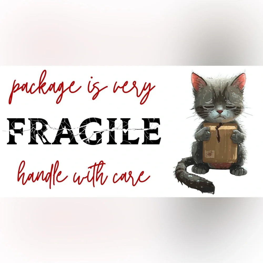 Custom Funny Fragile Stickers 30CT